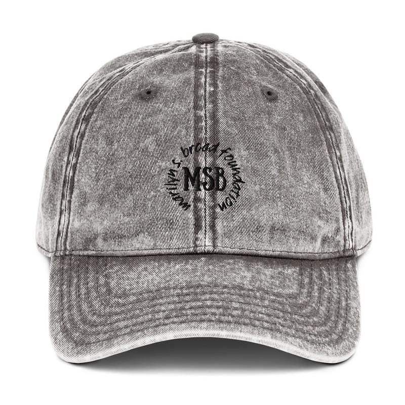 Marilyn S. Broad Monogram Vintage Cap